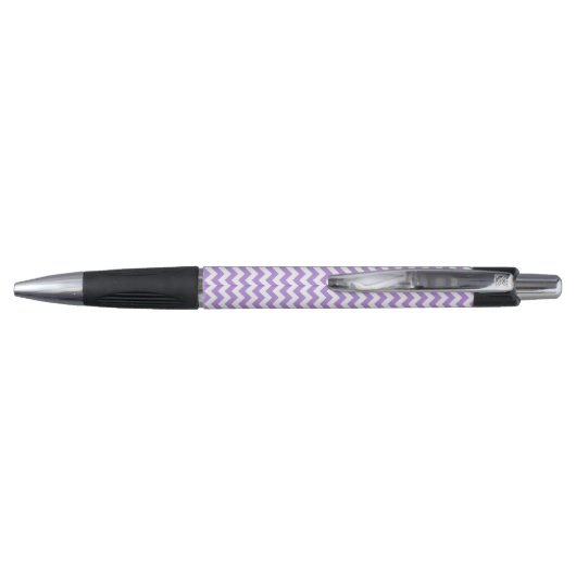 Stylo Purple Zigzag, Purple Chevron, Motif géométrique (Dos)