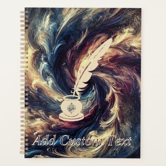 Stylo Quill Art Abstrait moderne (Devant)