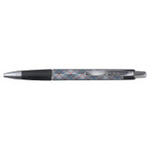 Stylo Rayure Bleu-Rouge de plaid polarisé (Dos)
