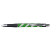 Stylo Rayure Verte Pailletée (Dos)