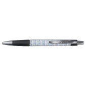 Stylo Rayures bleues rustiques siciliennes italiennes (Dos)