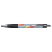 Stylo Rayures diagonales Pastel Rainbow (Dos)