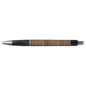 Stylo Rayures dorées marron (Devant)