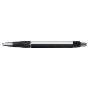 Stylo Rayures extra larges simples noir et blanc