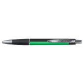 Stylo Rayures vert néon noir (Dos)