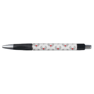 Stylo Red Angel Coeur avec ailes