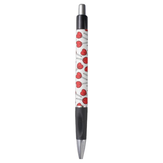 Stylo Red Lollipops, Heart Lollipops, Lollipop Pattern (Devant (Vertical))
