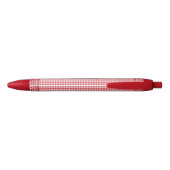 Stylo RedCheckered avec votre nom (Dos)