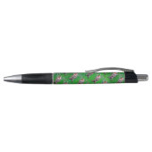 Stylo Reindees Noël Sur Vert (Haut)