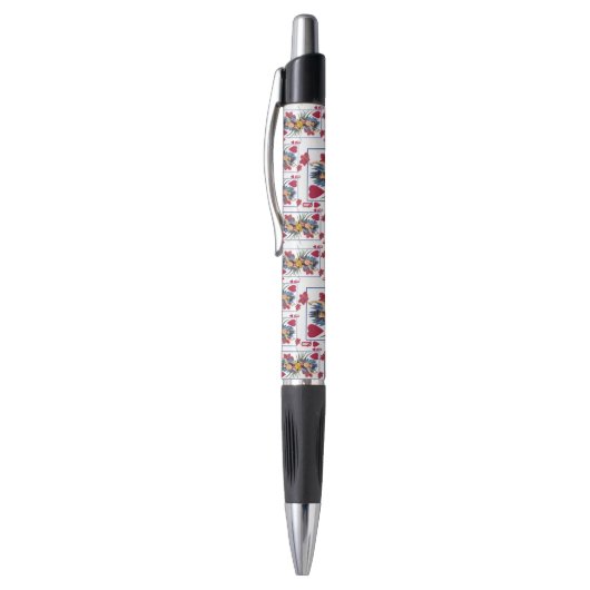 Stylo Reine des cœurs et des fleurs (Haut (Vertical))