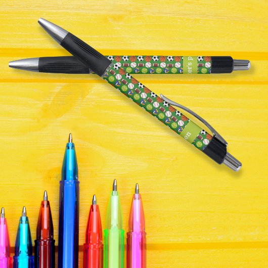 Stylo Retour à l'école Boules Sport multiples personnali