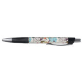 Stylo Rétro motif floral 2 (Bas)