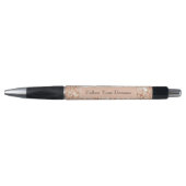 Stylo Rêves Pailletés de Pêche Féminine (Devant)