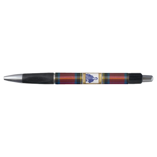 Stylo Robert Burns Royal Stewart Red Plaid Black (Devant)