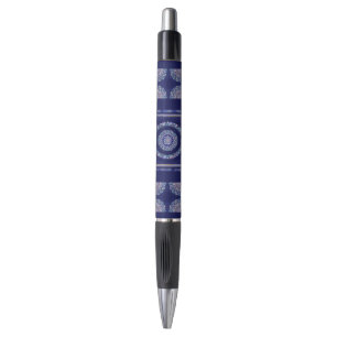 Stylo Rosace bleue