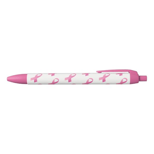 Stylo rose de ruban, Inck noir (Haut)