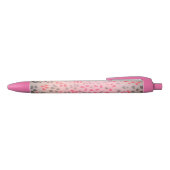 Stylo rose d'empreinte de léopard (Haut)