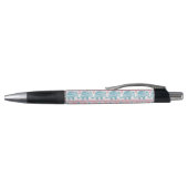Stylo Rose et motif ethnique turquoise d'éléphant (Haut)