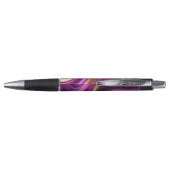 Stylo Rose et or violet moderne (Dos)