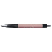 Stylo Rose Gold Blush Glitter Pen Gifts Personalize Text (Devant)