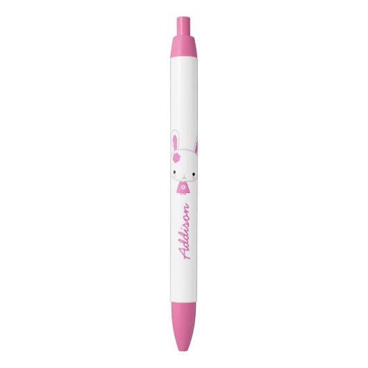 Stylo rose Kawaii Bunny Pink (devant Vertical)
