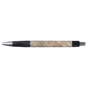 Stylo Rose Pearlisé Or personnalisé