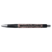 Stylo Rose personnalisé Gold Leaf Motif (Devant)