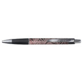 Stylo Rose personnalisé Gold Leaf Motif (Dos)