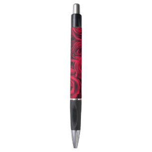 Stylo Roses rouge-foncé dramatiques
