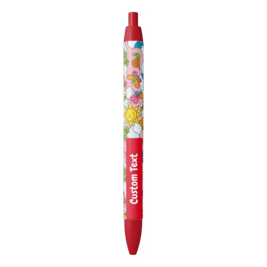 Stylo Rouge Bébé Animaux Arrière - plan (devant Vertical)