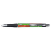 Stylo Rouge de Noël Géométrique Vert  (Dos)