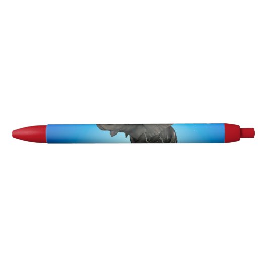 Stylo Rouge Éléphant mignon de bébé (Devant)