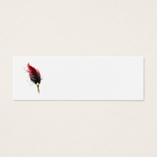Stylo rouge en plumes avec nib or