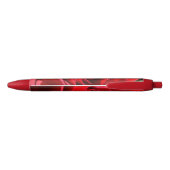 Stylo Rouge Fleur rose rouge vif Belle florale (Dos)