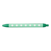 Stylo Rouge Mint vert couleur blanc points Rustique Modèle (Devant)