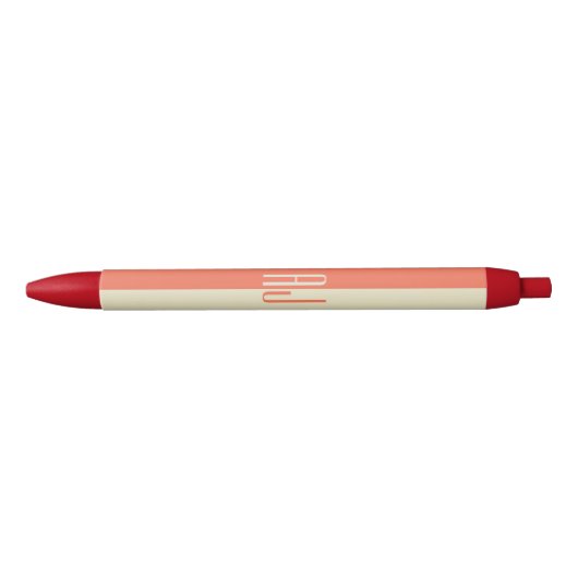 Stylo Rouge Monogramme moderne (Devant)