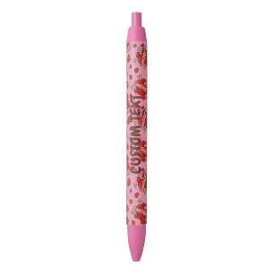 Stylo Rouge Motif d'effet sonore de bande dessinée