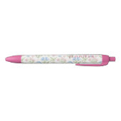 Stylo Rouge Personalized Pink and Blue Grandmillennial Floral (Bas)