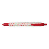 Stylo Rouge Rétro motif de Saint-Valentin (Dos)
