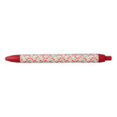 Stylo Rouge Rétro motif de Saint-Valentin (Devant)