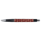 Stylo Rough Collie Chiens Motif Monogrammé (Devant)