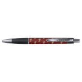 Stylo Rough Collie Chiens Motif Monogrammé (Dos)