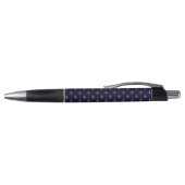 Stylo Royal Blue Fleur De Lis Motif (Haut)