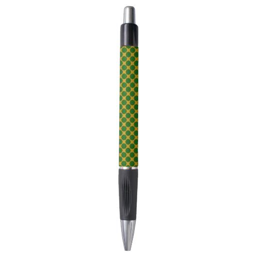 Stylo Ruban de fleurs vert émeraude par Kenneth Yoncich (Devant (Vertical))