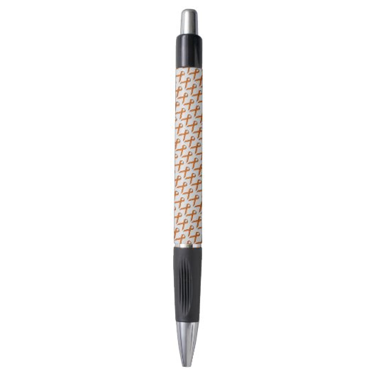 Stylo Ruban orange standard par Kenneth Yoncich (Devant (Vertical))