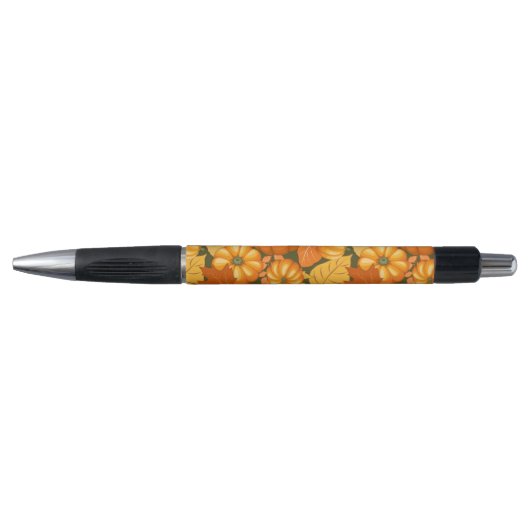 Stylo Saison d'automne Halloween Citrouille Motif (Devant)