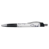 Stylo Salon de beauté Chinoiserie Bleu & Blanc Floral (Haut)