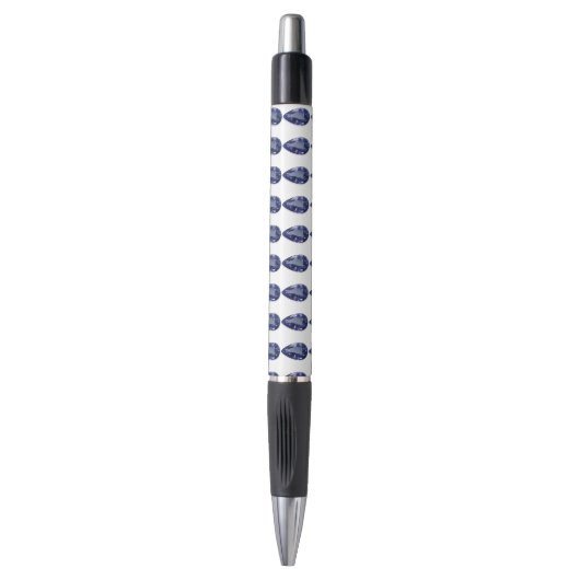 Stylo Sapphire bleu en forme de poire (Devant (Vertical))