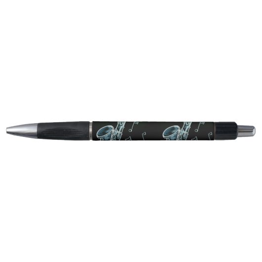 Stylo Saxophone et notes de musique (Devant)