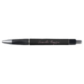 Stylo Script minimaliste rose moderne (Devant)